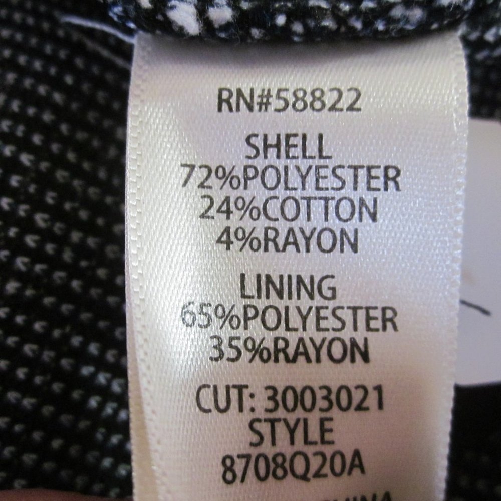 Max Studio Jacket S Single Button Black/Teal Twee… - image 8